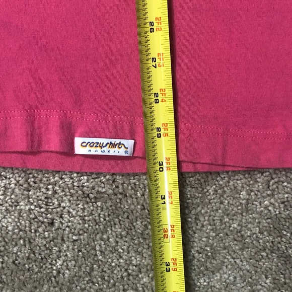 Vintage 90s T-shirt Crazy Hawaii Tag San Francisco - Picture 9 of 9